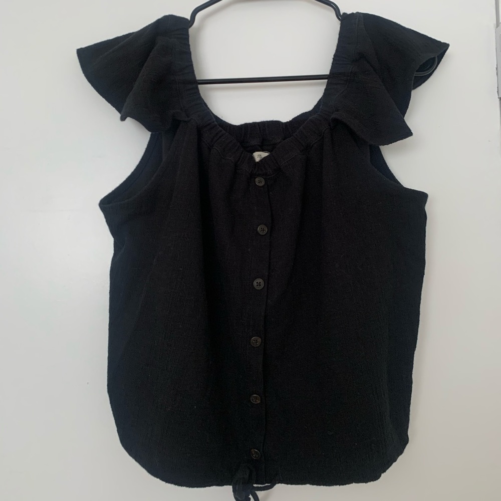 Madewell Texture & Thread Off-The-Shoulder Top